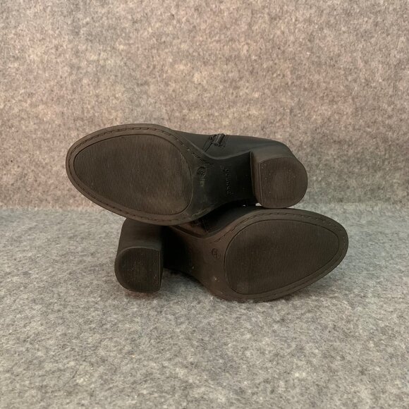 Bamboo Women’s Black Booties Side Zip Ankle Boots - Picture 10 of 10